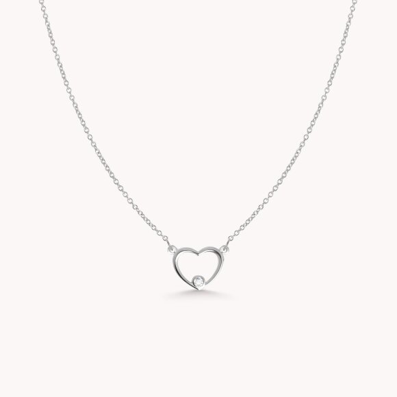 Dijamantna ogrlica Heart