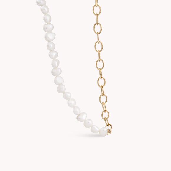 Srebrna ogrlica Elegant Pearl