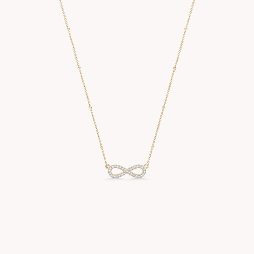 Zlatna ogrlica Infinity