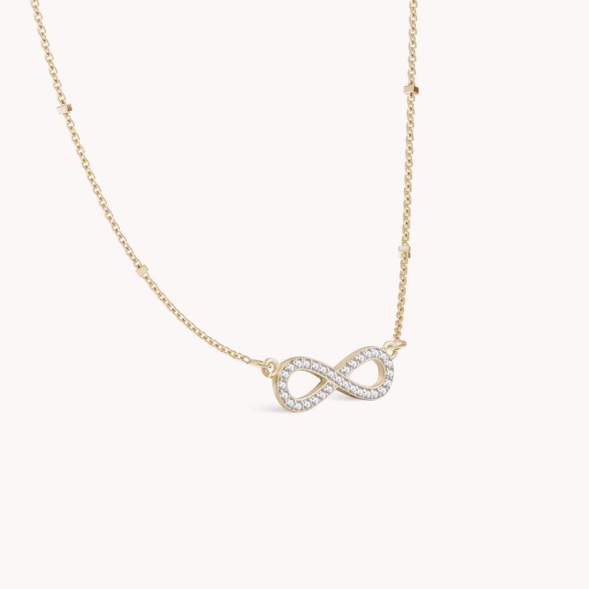 Zlatna ogrlica Infinity