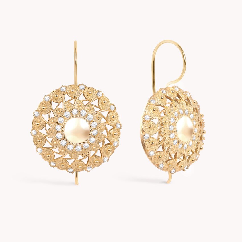 Zlatne naušnice Tradicijski Ukras