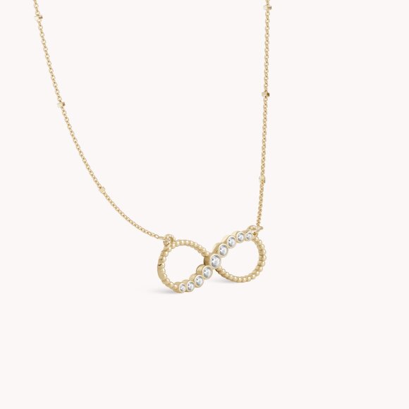 Zlatna ogrlica Shiny Infinity