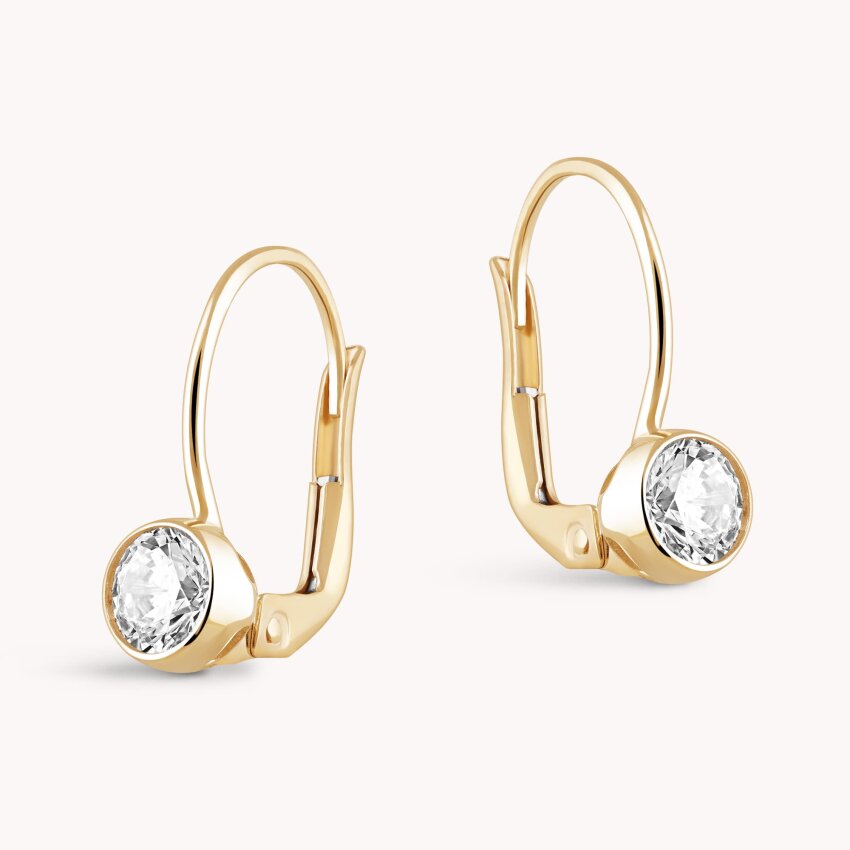 Zlatne naušnice Minimalistički sjaj