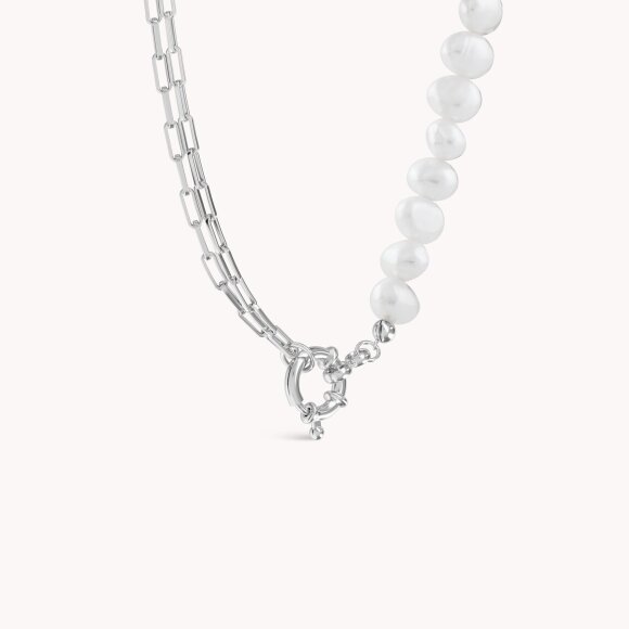 Srebrna ogrlica Majestic Pearl