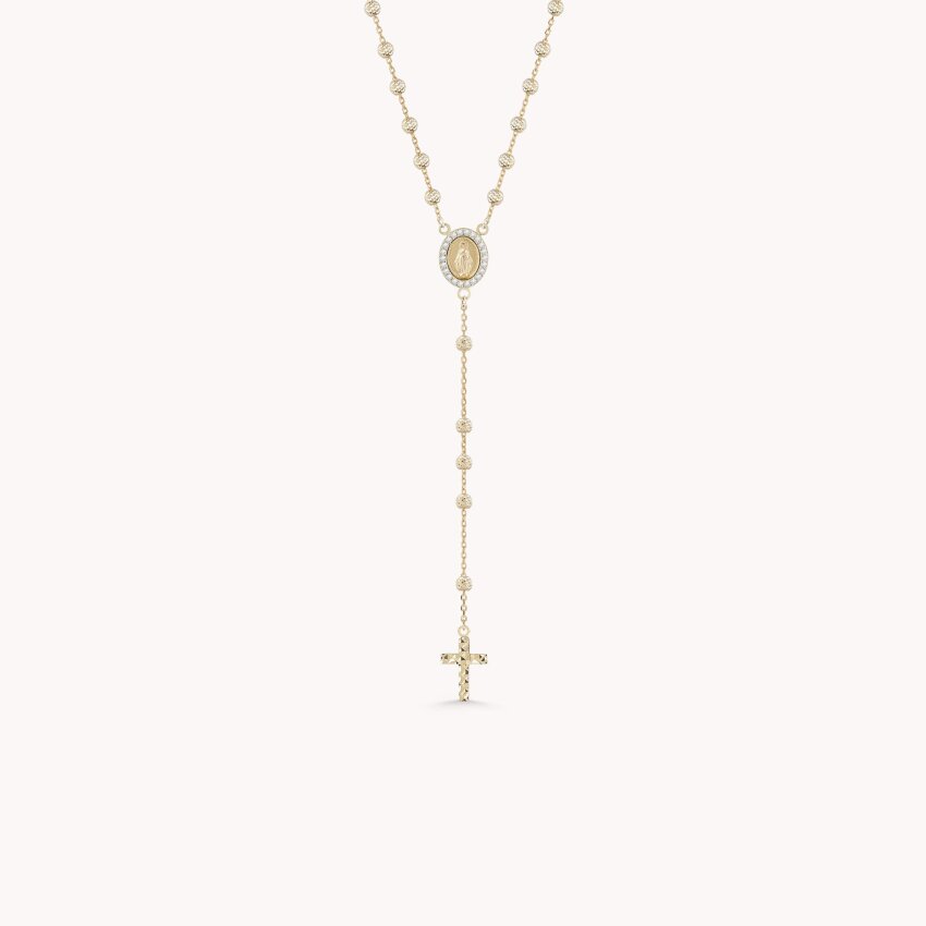 Zlatna ogrlica Holy Rosary