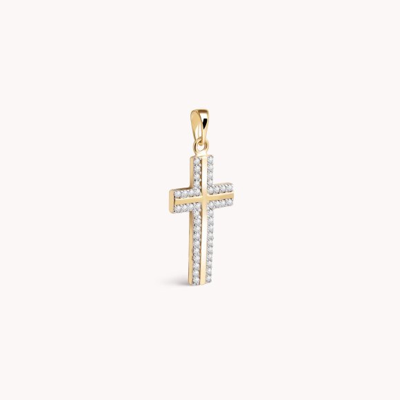 Zlatni privjesak Cross