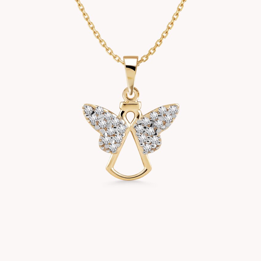 Zlatni privjesak Angel