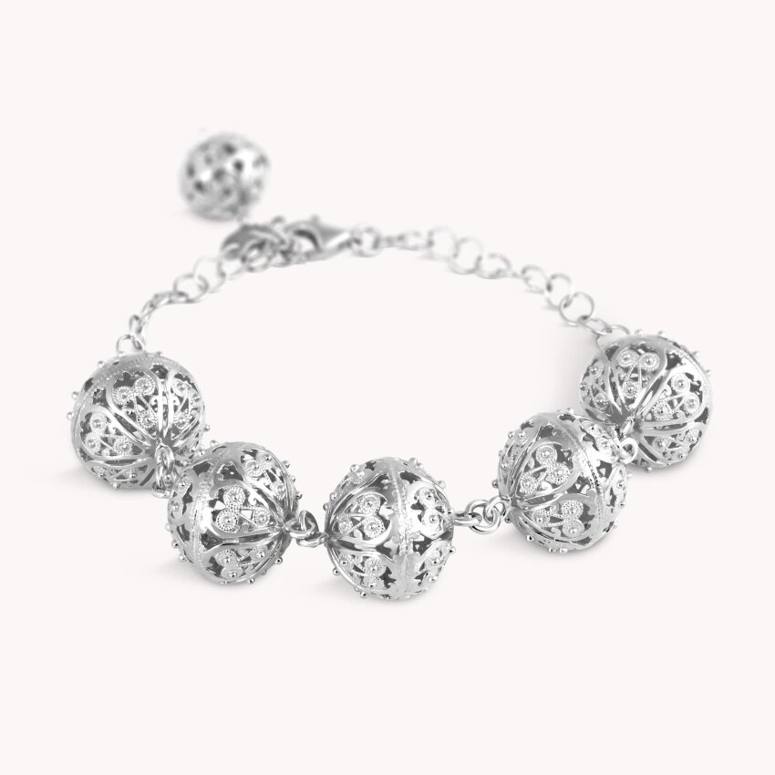 Srebrna narukvica Šibenski Botuni Medium