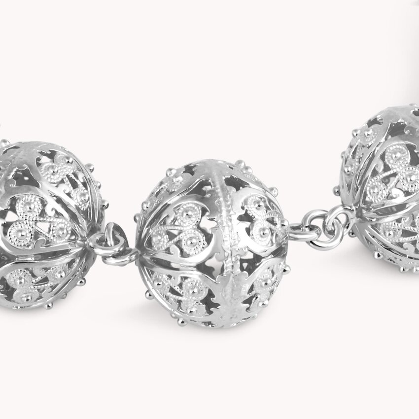 Srebrna narukvica Šibenski Botuni Medium