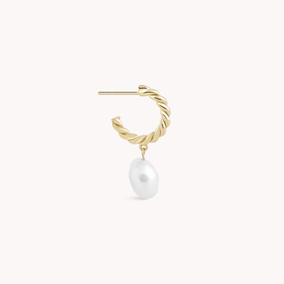 Srebrne naušnice Elegant Pearls