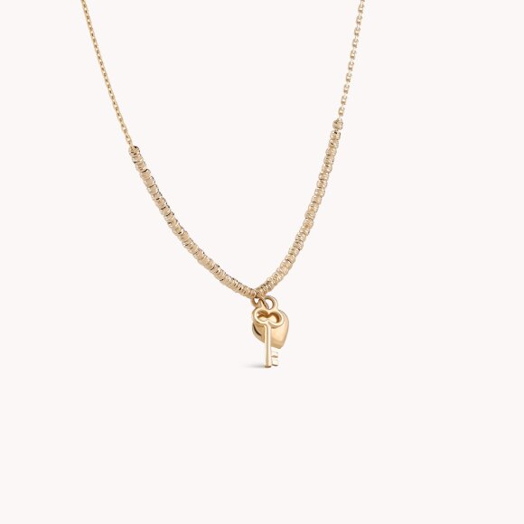 Zlatna ogrlica Love Key