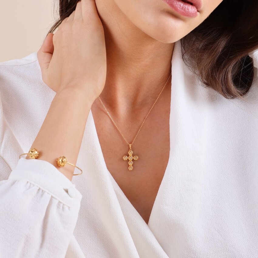 Zlatni privjesak Šibenski Križ