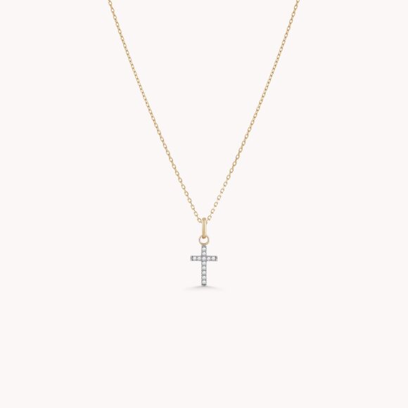 Zlatna ogrlica Cross