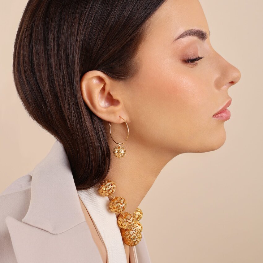 Srebrne naušnice Botuni