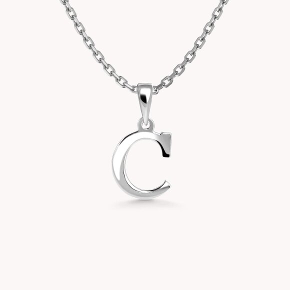 Zlatni privjesak Letter C