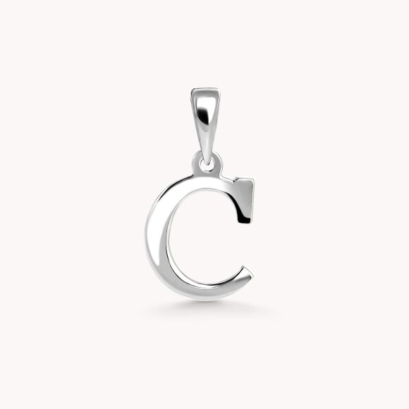 Zlatni privjesak Letter C