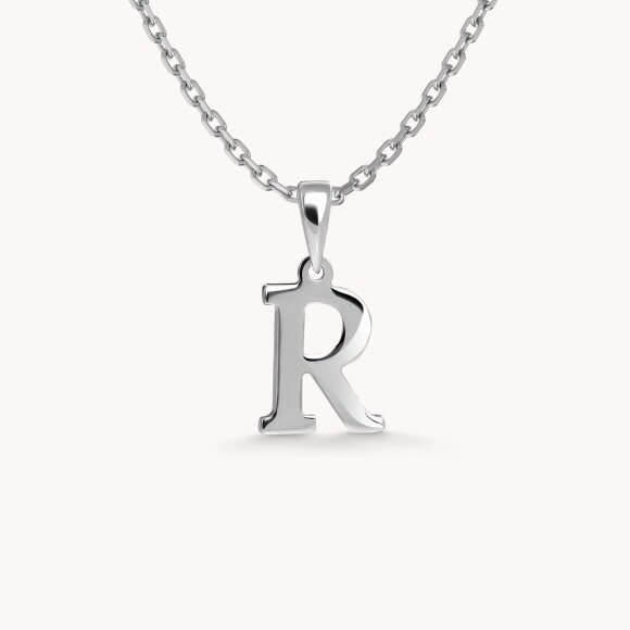 Zlatni privjesak Letter R