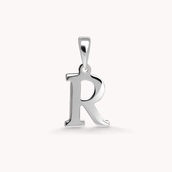 Zlatni privjesak Letter R
