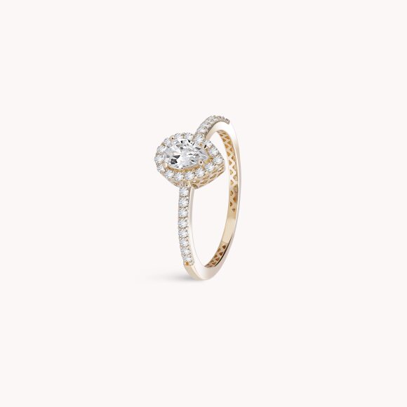 Zlatni prsten Royal Pear