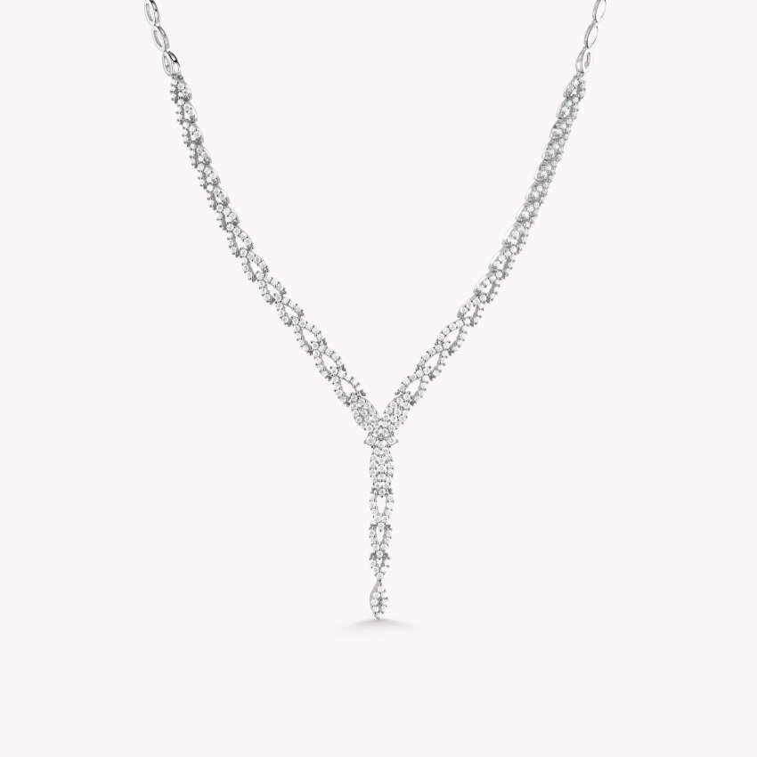 Zlatna ogrlica Royal Leaf