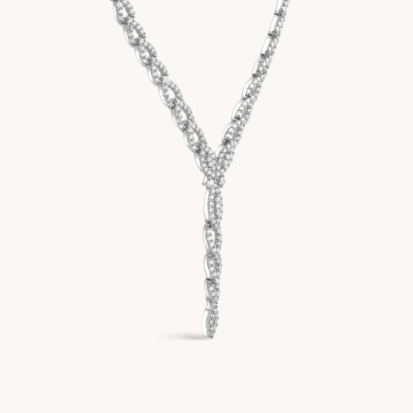 Zlatna ogrlica Royal Leaf