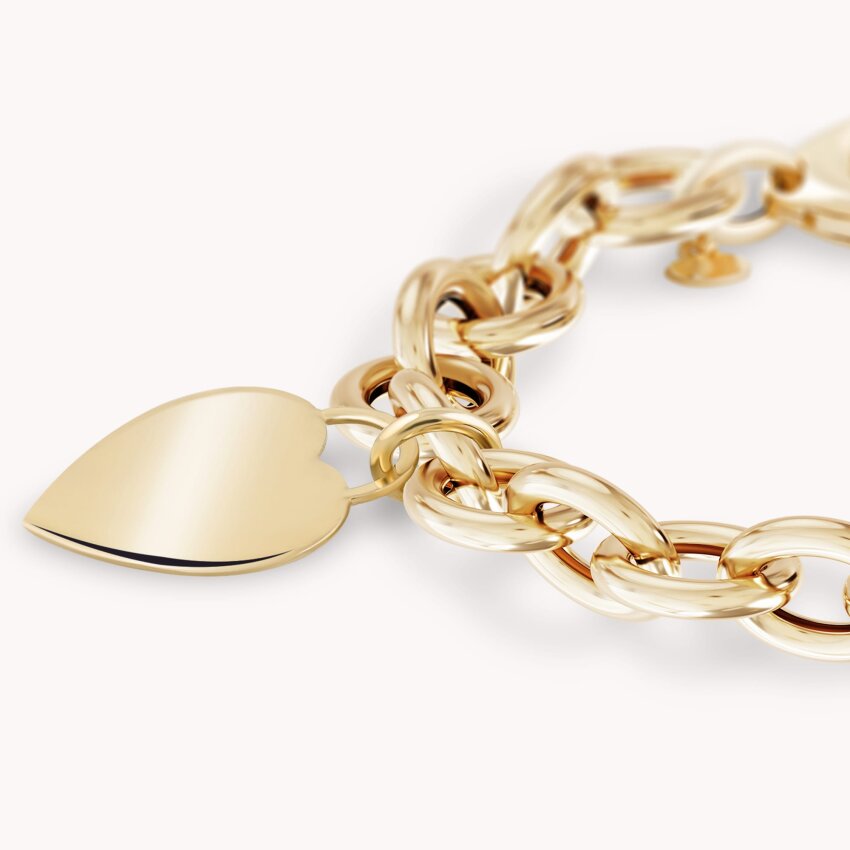 Zlatna narukvica Love Locket