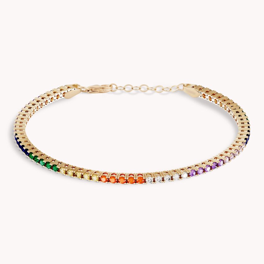 Zlatna narukvica Rainbow Splendor