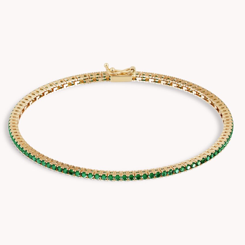 Zlatna narukvica Green Luminous