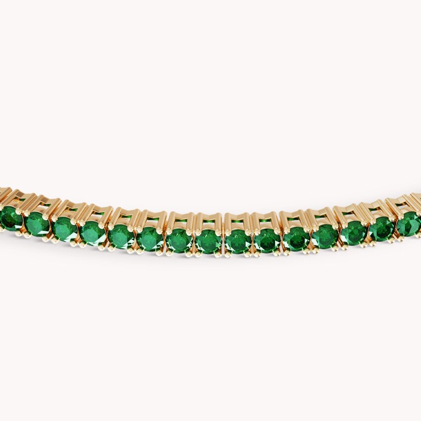 Zlatna narukvica Green Luminous