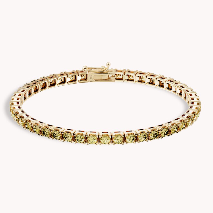 Zlatna narukvica Light Green Glossy