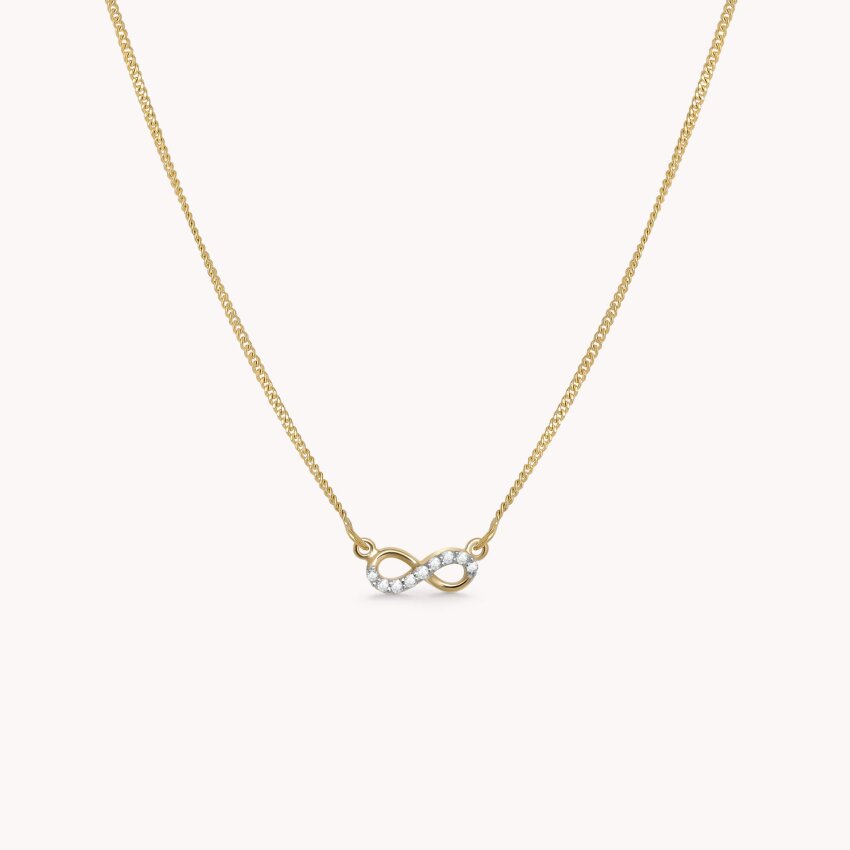 Zlatna ogrlica Infinite Light