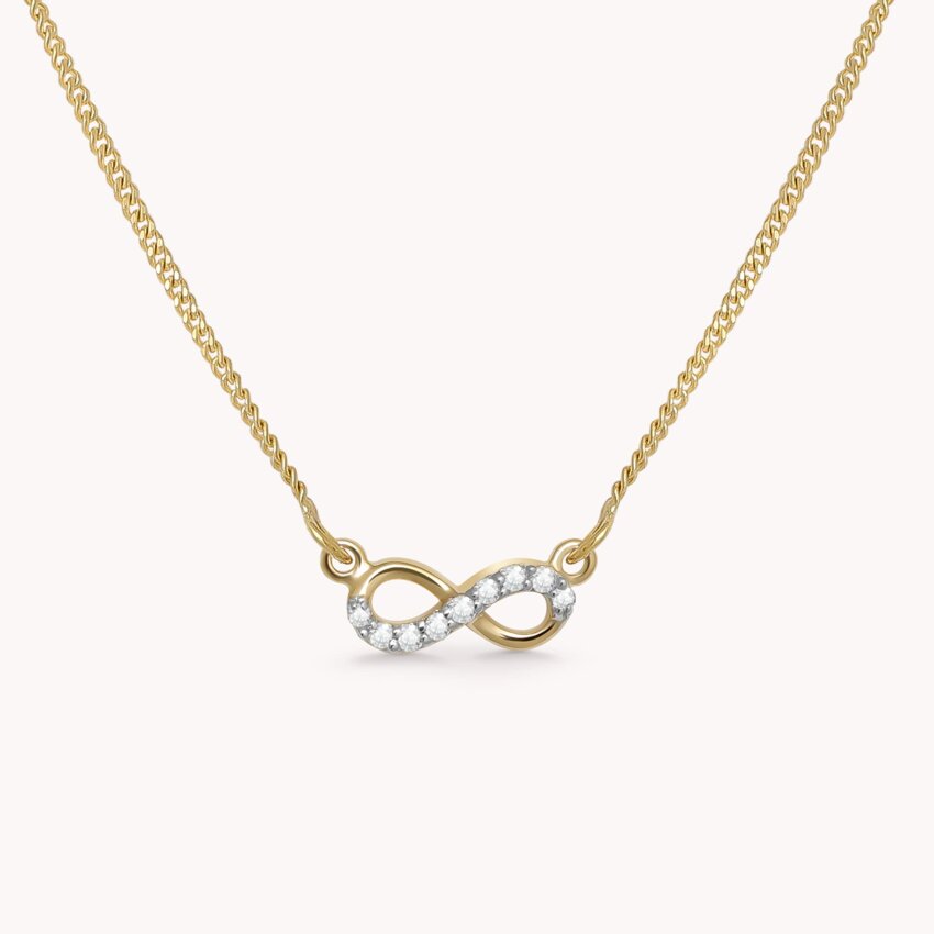 Zlatna ogrlica Infinite Light