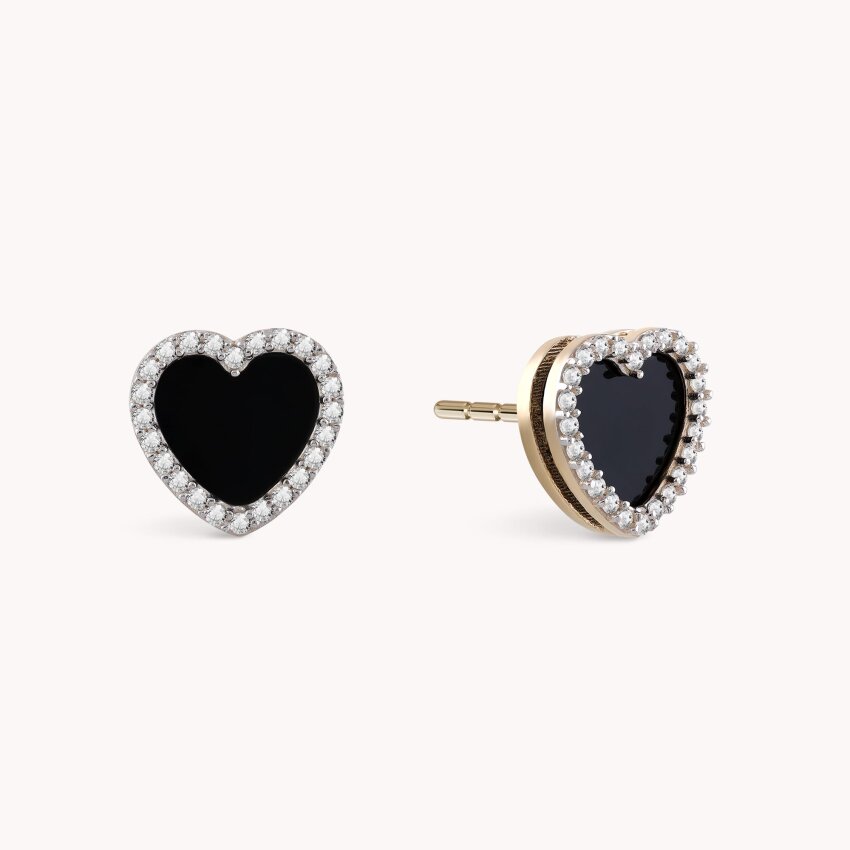 Zlatne naušnice Deep Heart