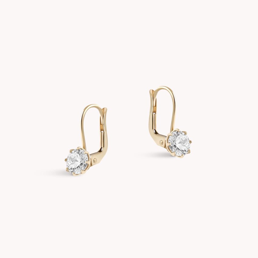 Zlatne naušnice Classic Sparkle