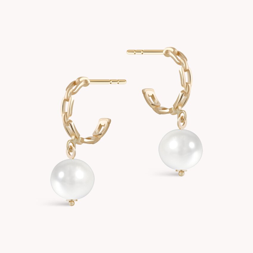 Zlatne naušnice Golden Pearls