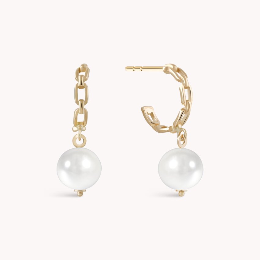 Zlatne naušnice Golden Pearls