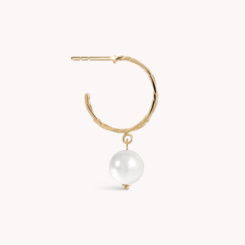 Zlatne naušnice Chain and Pearls