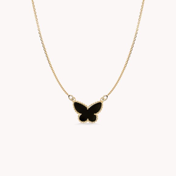 Zlatna ogrlica Leptir Crni