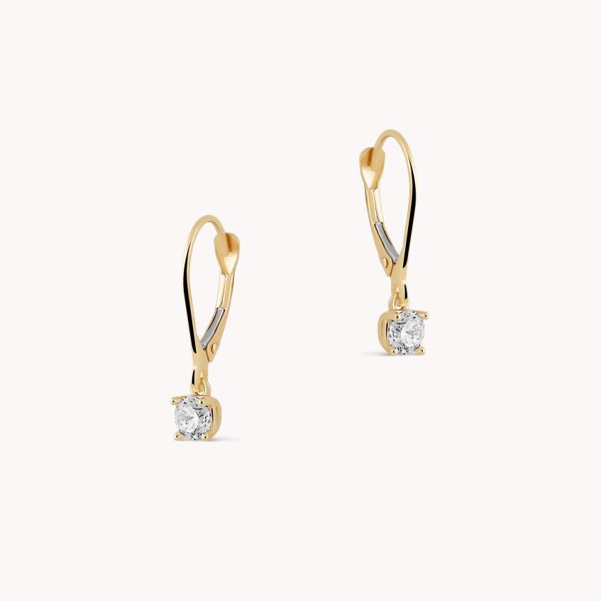 Zlatne naušnice Svjetlucavi detalj