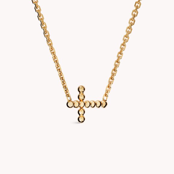 Zlatna ogrlica s privjeskom križa