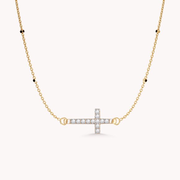 Zlatna ogrlica Križ