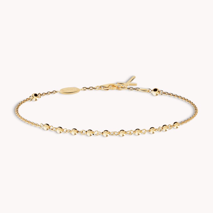 Zlatna narukvica Križ sa medaljonom