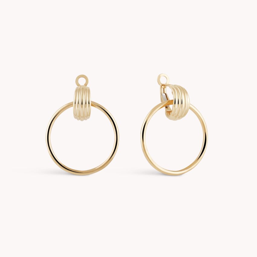 Zlatne naušnice Elegantna klasika