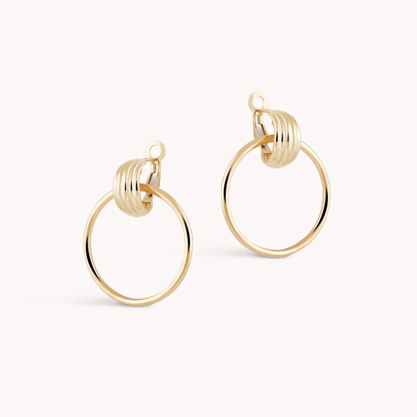 Zlatne naušnice Elegantna klasika