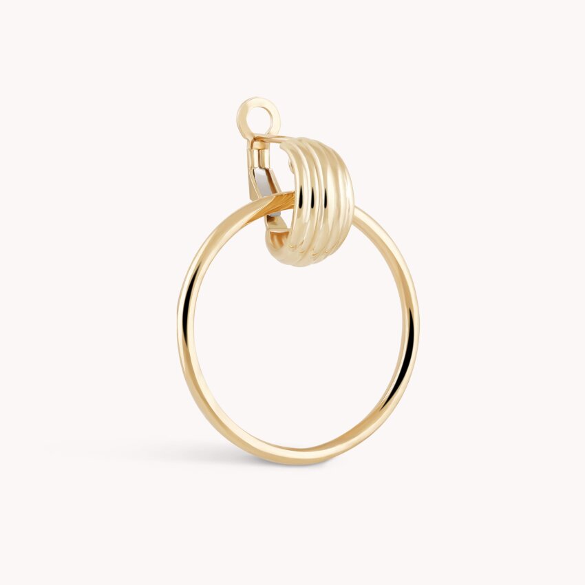 Zlatne naušnice Elegantna klasika