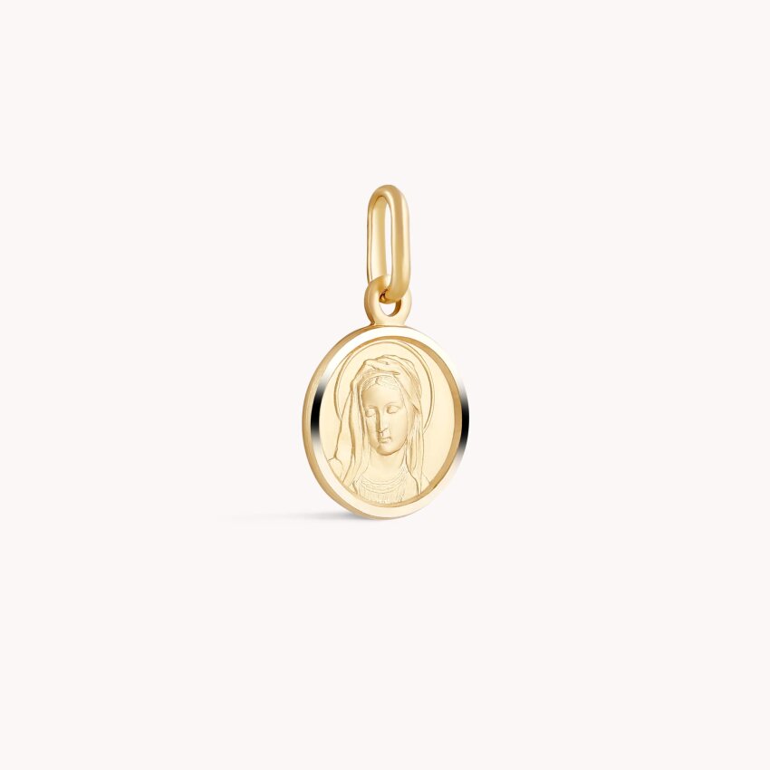 Zlatni privjesak Djevica Marija