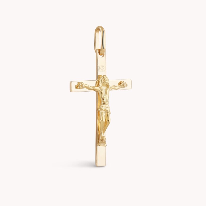 Zlatni privjesak Križ