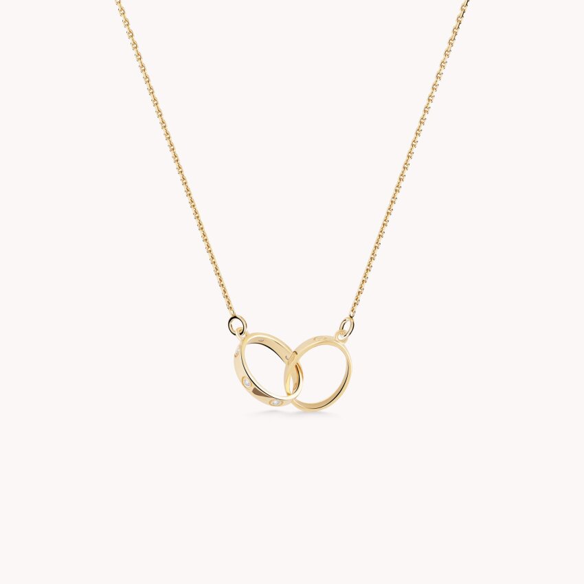 Zlatna ogrlica Dva povezana kruga