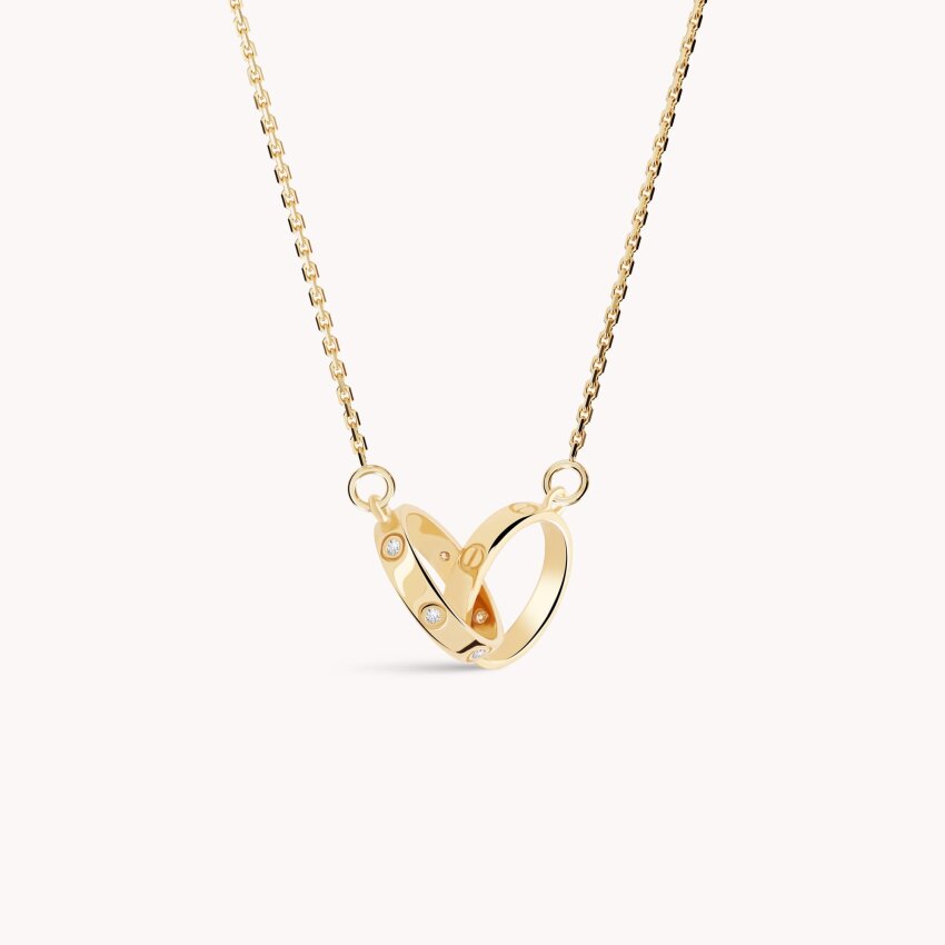 Zlatna ogrlica Dva povezana kruga