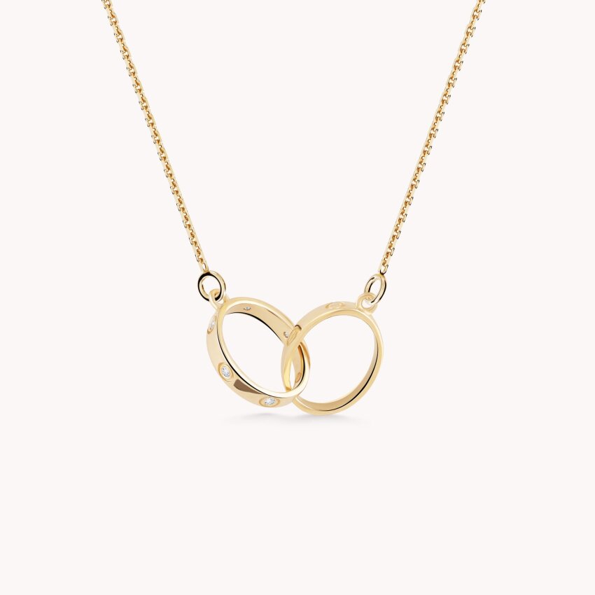 Zlatna ogrlica Dva povezana kruga